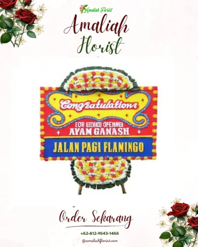 Bunga Papan Congratulation di Baledu